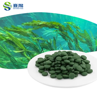 Extrait de Spiruline Biologique UE&NOP, Comprimés de Spiruline 500mg Qualité Alimentaire, Vente en Gros d'Algue Spiruline, Comprimé de Spiruline Verte, OEM