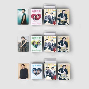 50 pièces/ensemble BKPP Thai Star CP Laser Photocards Billkin Ppkrit <span class=keywords><strong>BL</strong></span> garçons Couple mode Magazine Ins carte postale Fans recueillir Lomo cartes - Product Image 4