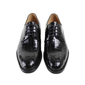 Chaussures Derby de Luxe DRACONIS pour Hommes, Motif Crocodile, en Cuir Véritable, Chaussures Habillées d'Affaires, Chaussures Formelles Premium, Chaussures Arabes - Product Image 2