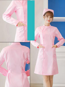 Vendita calda quattro stagioni a maniche corte in Rayon bianco camice da laboratorio per medici farmacia clinica di bellezza industrie mediche - Product Image 5