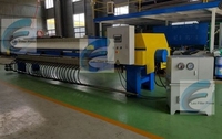 Presse à filtre à membrane et à cadre encastrée fournie par le fabricant Leo Filter Press, fabricant de presses à filtre en Chine