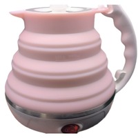 Bouilloire électrique pliable de voyage en silicone de qualité alimentaire OEM