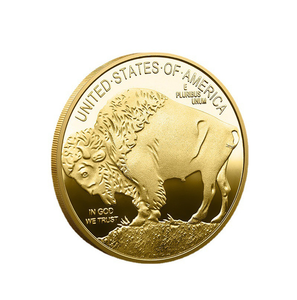 Koin Suvenir American Eagle Grosir, Koin Berlapis Emas dari Amerika Serikat, Koin Liberty Logam dengan Cetak UV untuk Suvenir - Product Image 5