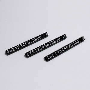 Venta al por mayor de plástico negro US dólar libra <span class=keywords><strong>Euro</strong></span> <span class=keywords><strong>precio</strong></span> signo etiqueta cubo para joyería reloj gafas de sol tienda de cosméticos - Product Image 2