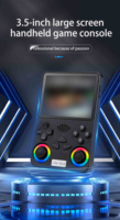 Console de jeu portable J36 Ultra Open-source 64 Go, dernier design, système Android/Linux, portable rétro, Wi-Fi, PSP, PS1