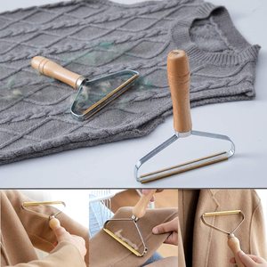 Le rasoir à vêtements restaure vos vêtements et tissus réutilisable Double face détacheur <span class=keywords><strong>de</strong></span> peluches Portable en bois - Product Image 5