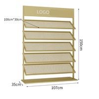 Présentoir en verre pour échantillon de carrelage, support vertical de carrelage de sol en quartz, présentoir de sol en pierre de carrelage de plafond en aluminium