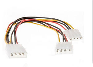 4 Pins Molex Mannelijke 1 Tot <span class=keywords><strong>2</strong></span> Poorten <span class=keywords><strong>3</strong></span> Poort Molex 4 P Ide Vrouwelijke Voeding Splitter Connector Kabel Reken Grafische Kaart Gpu - Product Image 3