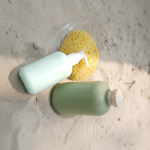 ขวดพลาสติก HDPE ขนาด300มล. 500มล. สำหรับแชมพูน้ำมันหอมระเหยผลิตภัณฑ์ทำความสะอาดผิวหน้า - Product Image 1