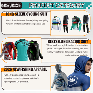 T-shirt à manches longues polyvalent et stylé pour <span class=keywords><strong>moto</strong></span> tout-terrain transfrontalière, coupe européenne et américaine. - Product Image 3