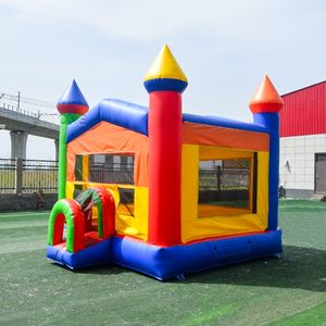 Château gonflable pour enfants avec aire de jeux souple et petit château gonflable extérieur - Product Image 1