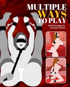 Gancho Anal Vibrador, Kit de Restricción de BDSM, Juguetes Sexuales para Parejas, Ajustable, Ataduras de Manos Detrás de la Espalda - Product Image 3