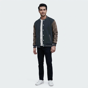 Nouvelles Vestes Universitaires Homme 2026 Personnalisées de Haute Qualité – Vente en Gros à Bas Prix – Vestes Universitaires Homme à Manches Longues - Product Image 1
