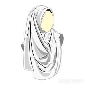 Prêt Hijab Haute Qualité Musulman Niqab Voile Une Couche Meryl Tissu Couvre-Visage Islamique Écharpe Turban Hijab Avec Bande De Cravate - Product Image 5