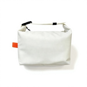 Sac à déjeuner isotherme portable en tissu Oxford avec fermeture éclair, écologique, durable, épaissi et imperméable pour le travail, l'école et les pique-niques - Product Image 5