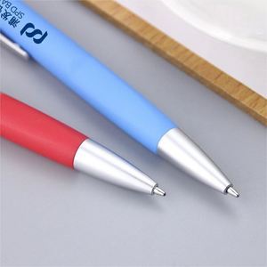 Wholesale Soft Rubber Press Plastic Ballpoint <b>Pen</b> With Custom Advertising Printed Logo for Hotel Office Stationery - Product Image 5