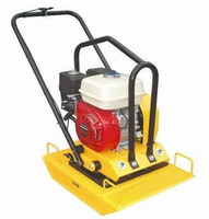 Compacteur de plaque vibrante pour moteur à essence C100 5.5Hp portant une petite utilisation de construction