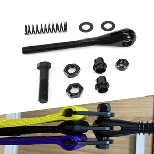 Kit de montage noir robuste réglable avec pinces en forme de U pour la mise à niveau de l'embrayage, pièces en alliage d'aluminium - Product Image 1
