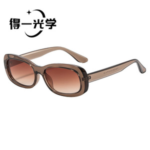 De Yi Optics <b>Square</b> <b>Frame</b> <b>Sunglasses</b> Black PC <b>Frame</b> UV400 Women's Sun Protection - Product Image 5