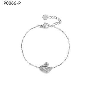 สร้อยข้อมือแฟชั่นประดับเซอร์โคเนีย P0066 สำหรับผู้หญิง เครื่องประดับคุณภาพสูง - Product Image 1