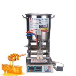 เครื่องบรรจุของเหลวแบบอัตโนมัติระบบนิวเมติกสำหรับน้ำผึ้ง งา น้ำมันพืช กาว ของเหลวข้นหนืด และของเหลวอื่นๆ แบบกำหนดปริมาณได้ - Product Image 1