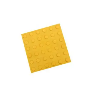 批发黄色优质更好价格防滑聚氯乙烯TPU 300x300mm毫米户外路径触觉铺路砖