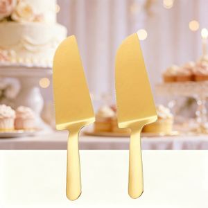 Espátulas para Pastel de Acero Inoxidable al por Mayor, Espátulas para Pizza y Espátulas para Tartas, Servidor de Pastel para Bodas, Fiestas de Cumpleaños y Restaurantes - Product Image 1