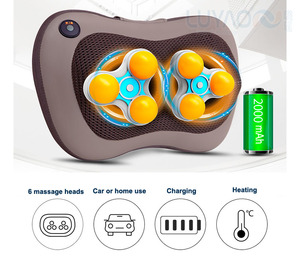 Oreiller <span class=keywords><strong>de</strong></span> <span class=keywords><strong>massage</strong></span> Shiatsu LUYAO pour le cou <span class=keywords><strong>et</strong></span> les épaules avec chaleur, <span class=keywords><strong>massage</strong></span> profond des tissus 3D, <span class=keywords><strong>coussin</strong></span> <span class=keywords><strong>de</strong></span> <span class=keywords><strong>massage</strong></span> dorsal pour soulager la douleur - Product Image 4