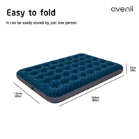 Matelas gonflable sur mesure, taille Queen, lit d'air gonflable