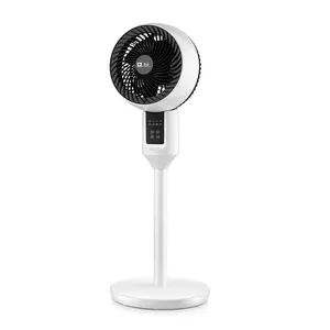Senxiao luxury 50hz floor sdanding and desk electric fan for home motor 45w with timer on and off