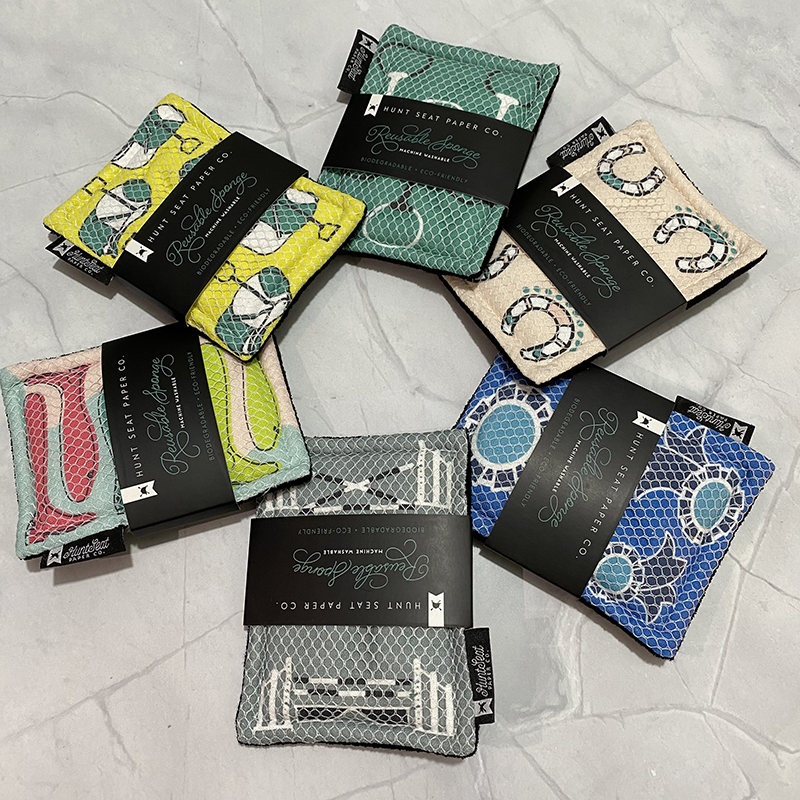 Wholesale Biodegradable Natural Cleaning Dishes Sponges High Absorbent Kitchen Sisal Cellulose Scouring Sponges Scrubber