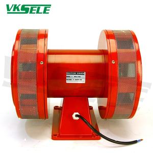 Sirena de Motor de Aluminio Roja MS-790, Alarma de Incendio Inalámbrica, AC230V/AC110V - Product Image 3