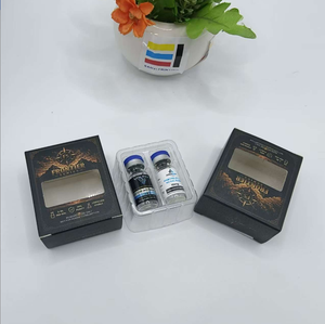 Caja de Cartón Personalizada con Ventana para Botellas de 3ml y 10ml, <span class=keywords><strong>Etiquetas</strong></span> con Bandeja Interior de Plástico y Laminación de Película - Product Image 1