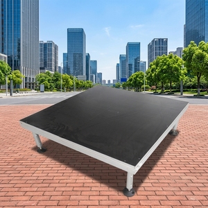 Nouvelle scène modulaire portable en alliage d'aluminium avec installation rapide et pieds réglables pour une utilisation en intérieur/extérieur - Product Image 1