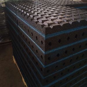 Style moderne Drainage Plancher de Gymnastique D'exercice À <span class=keywords><strong>Haute</strong></span> Densité De Vente Tapis En Caoutchouc - Product Image 1