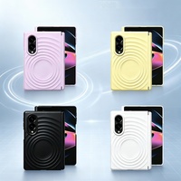 Étui pour téléphone Samsung Z Fold8, nouveau, anti-traces de doigts, avec aimant intégré, en silicone liquide, double charnière, protection intégrale