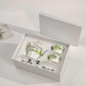 Low Price Promotion European Lemon Pattern Bone China Tea <b>Set</b> - Product Image 2