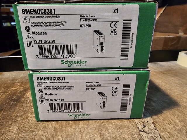 BMENOC0301 Ethernet Communication Module With Box HX Plc Programming Controller