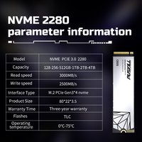 PUSKILL M.2 2280 PCIe Gen3 NVMe SSD 256GB-2TB Disque SSD interne pour PS5, ordinateur portable et ordinateur de bureau