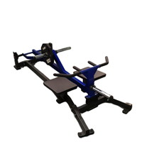 Máquina de remo T-Bar con carga de placas Bickfit para gimnasio comercial, máquina de entrenamiento de fuerza de alta resistencia para ejercitar los músculos de la espalda