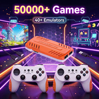 Consola de Videojuegos X10 Pro Ultra 4K HD con Más de 50000 Juegos Clásicos Integrados, Controles Inalámbricos Dobles de 2.4G, Reproductor de Juegos 2026