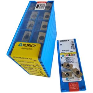 עבור korloys apkt1604/1135 כרסום אלומיניום מוסיף דרום קוריאה עשה pvd מצופה cemorated קרביד hss קופסא מינימום - Product Image 1