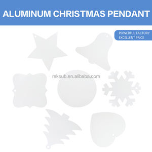 Ornements en céramique <span class=keywords><strong>de</strong></span> sublimation vierge d'entrepôt américain Ornement imprimable à deux côtés <span class=keywords><strong>de</strong></span> forme ronde <span class=keywords><strong>de</strong></span> Noël pour la décoration - Product Image 6