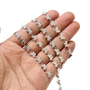 दीना ग्रीष्मकालीन प्रवृत्ति वाटरप्रूफ बिकनी गहने शरीर श्रृंखला स्टेनलेस स्टील गहने धनुष तितली आकर्षण महिलाओं के लिए - Product Image 2