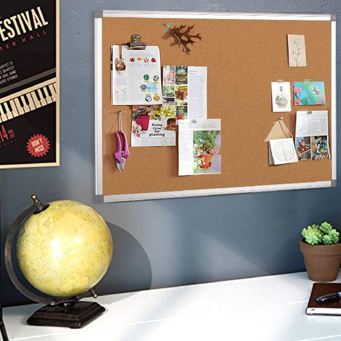 Bulletin Board, Cork Board Alternative For Wall, 36 X 24 Inches Felt - View #9