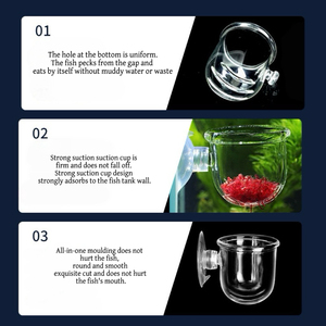Fabriek <span class=keywords><strong>Aquarium</strong></span> Decoratie Opknoping <span class=keywords><strong>Aquarium</strong></span> Mini Kristal Acryl Glas Water Planten Cilinder Beker Voeding Accessoires - Product Image 5