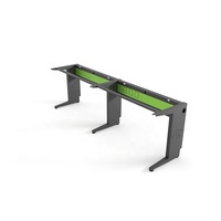 Banc de travail commercial moderne pour bureau, cadre de table en métal robuste en forme de H, vente en gros, usine Yeddkin de Guangzhou