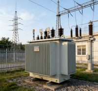 Transformateur immergé dans l'huile triphasé 200 kVA 250 kVA 315 kVA Capacité nominale 10 kV 11 kV Tension de sortie basse tension