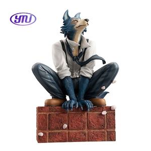 หุ่นอะนิเมะทำจาก PVC ลายหมาป่า, หุ่นอะนิเมะของเล่นของขวัญชุดตุ๊กตา - Product Image 4