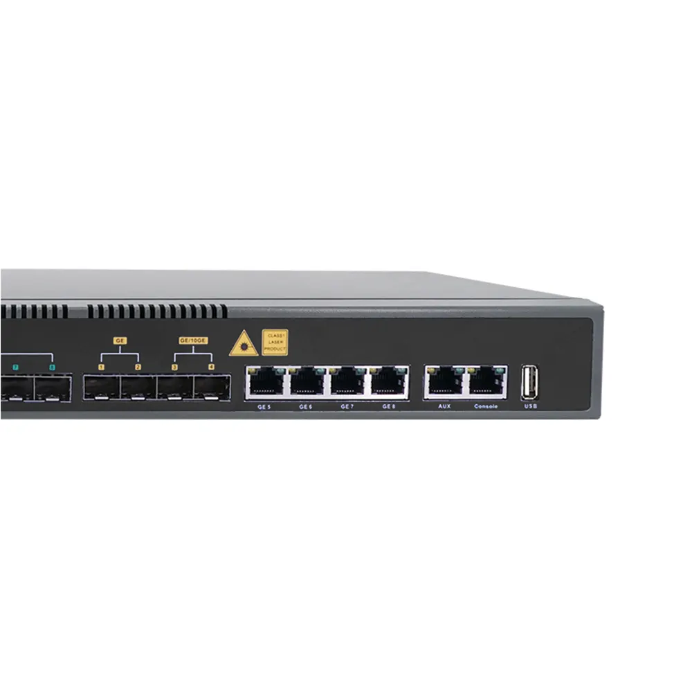 1U OLT GPON 8ポート10GESFP光ファイバー機器